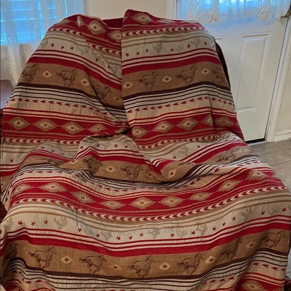 Flying Horses Shower Curtain - Picture 1 of 5